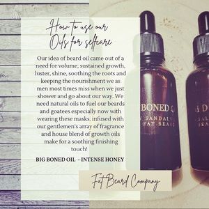 Big Boned Oil - Honey Sandalwood Package